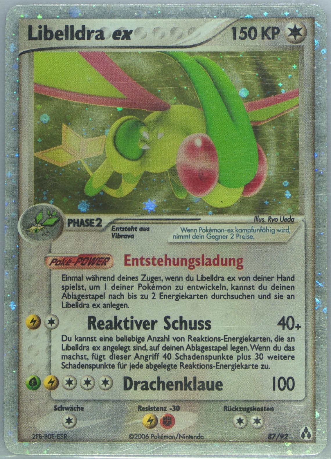 Libelldra EX-Holo German (87) 2006 Pokemon EX Legend Maker