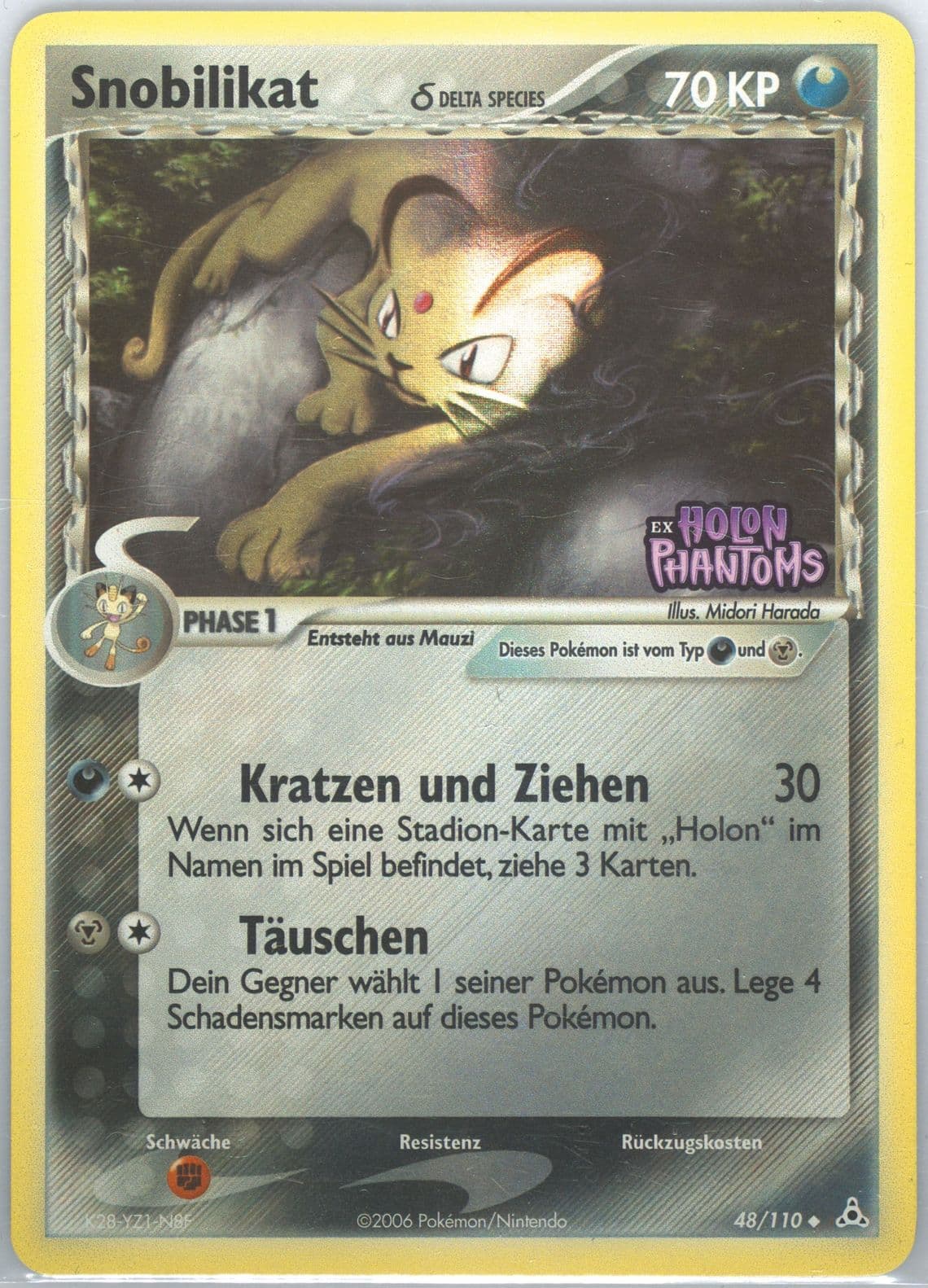 Snobilikat-Reverse Foil German (48) 2006 Pokemon EX Holon Phantoms
