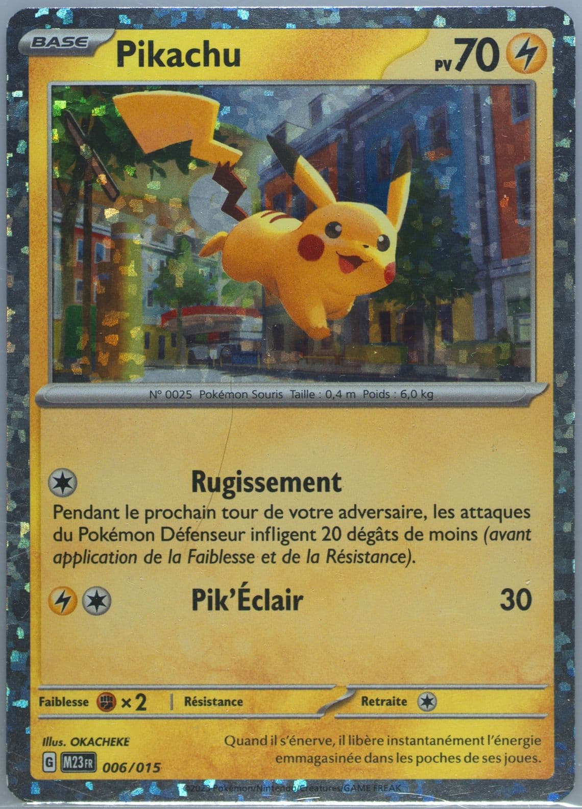 Pikachu (006) 2023 Pokemon M23 FR-Mcdonald's Collection