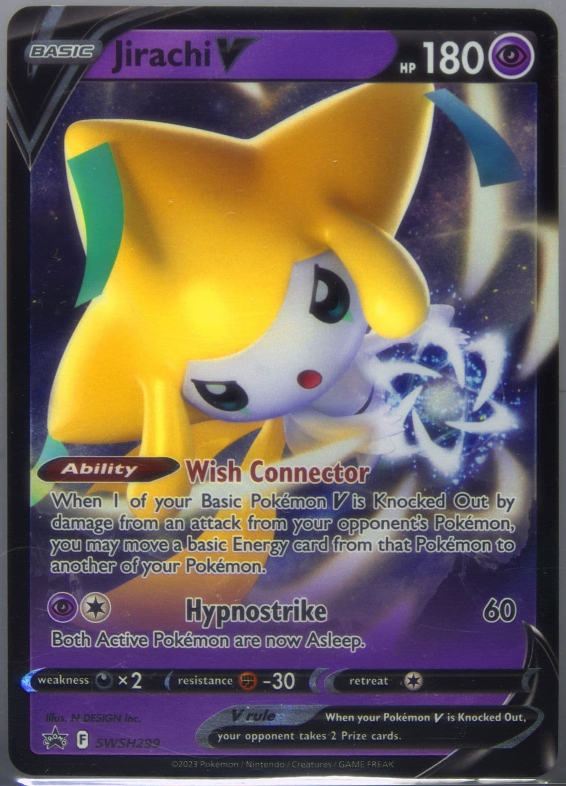 Jirachi V Jirachi V Box-French (299) 2023 Pokemon Swsh Black Star Promo