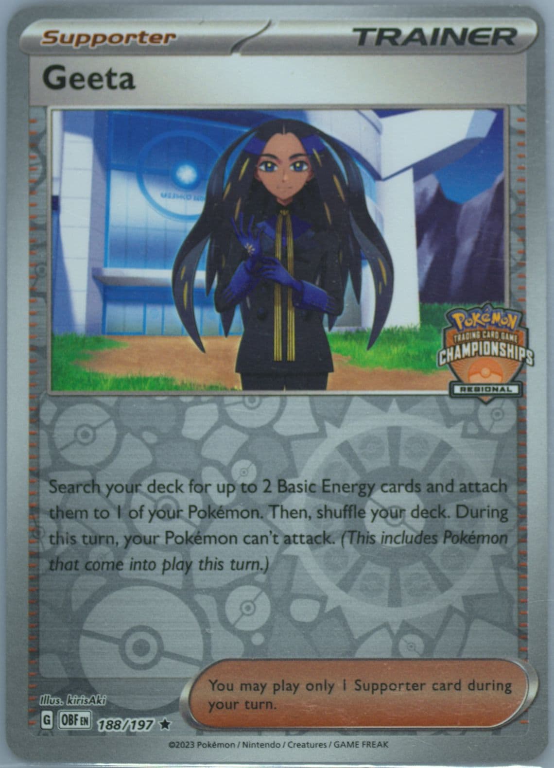 Geeta Regional Championships (188) 2023 Pokemon Obf EN-Obsidian Flames