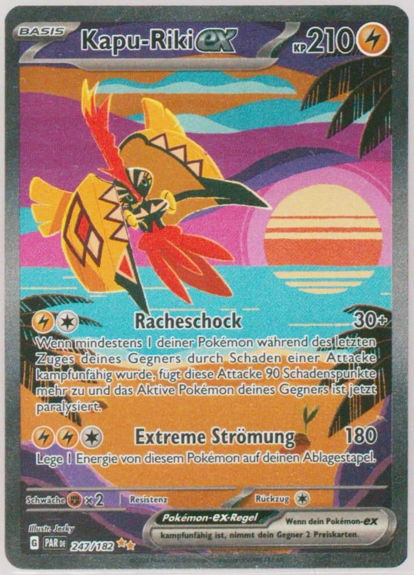 Tapu Koko EX Special Illustration Rare (247) 2023 Pokemon German Par de-Paradox Rift