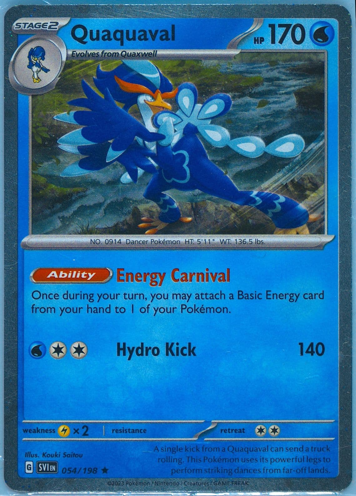 Quaquaval Fall 2023 Collector Chest (054) 2023 Pokemon Svi EN-Scarlet & Violet