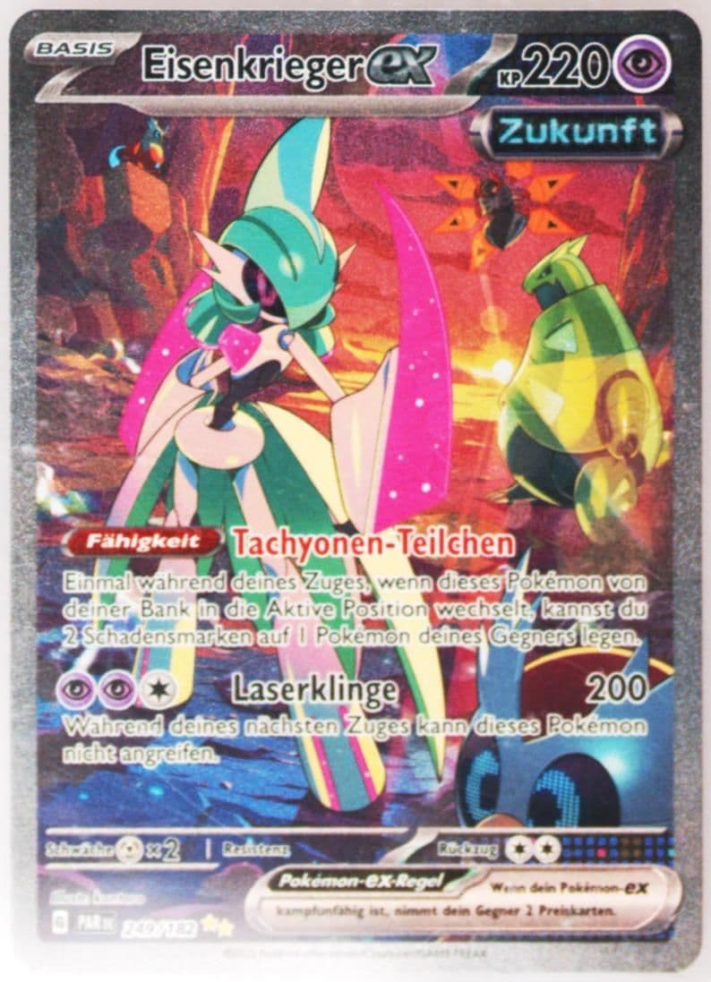 Iron Valiant EX Special Illustration Rare (249) 2023 Pokemon German Par de-Paradox Rift