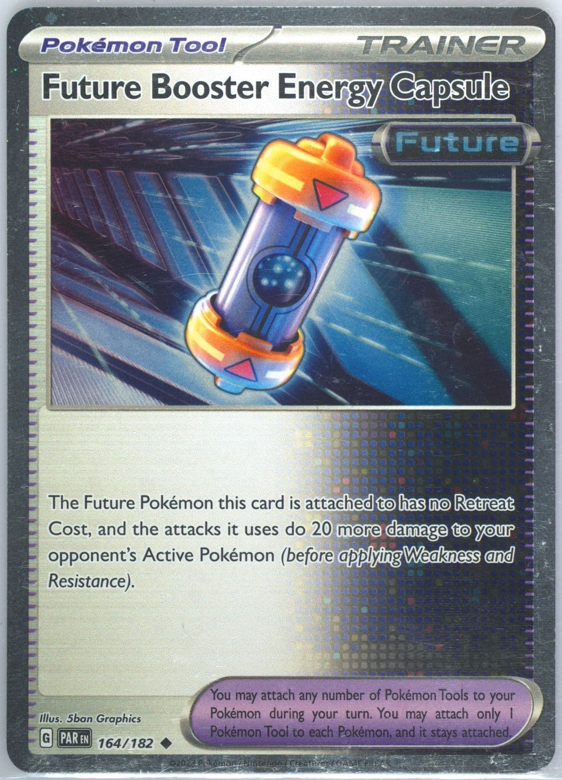 Future Booster Energy Capsule Iron Valiant EX Box (164) 2023 Pokemon Par EN-Paradox Rift