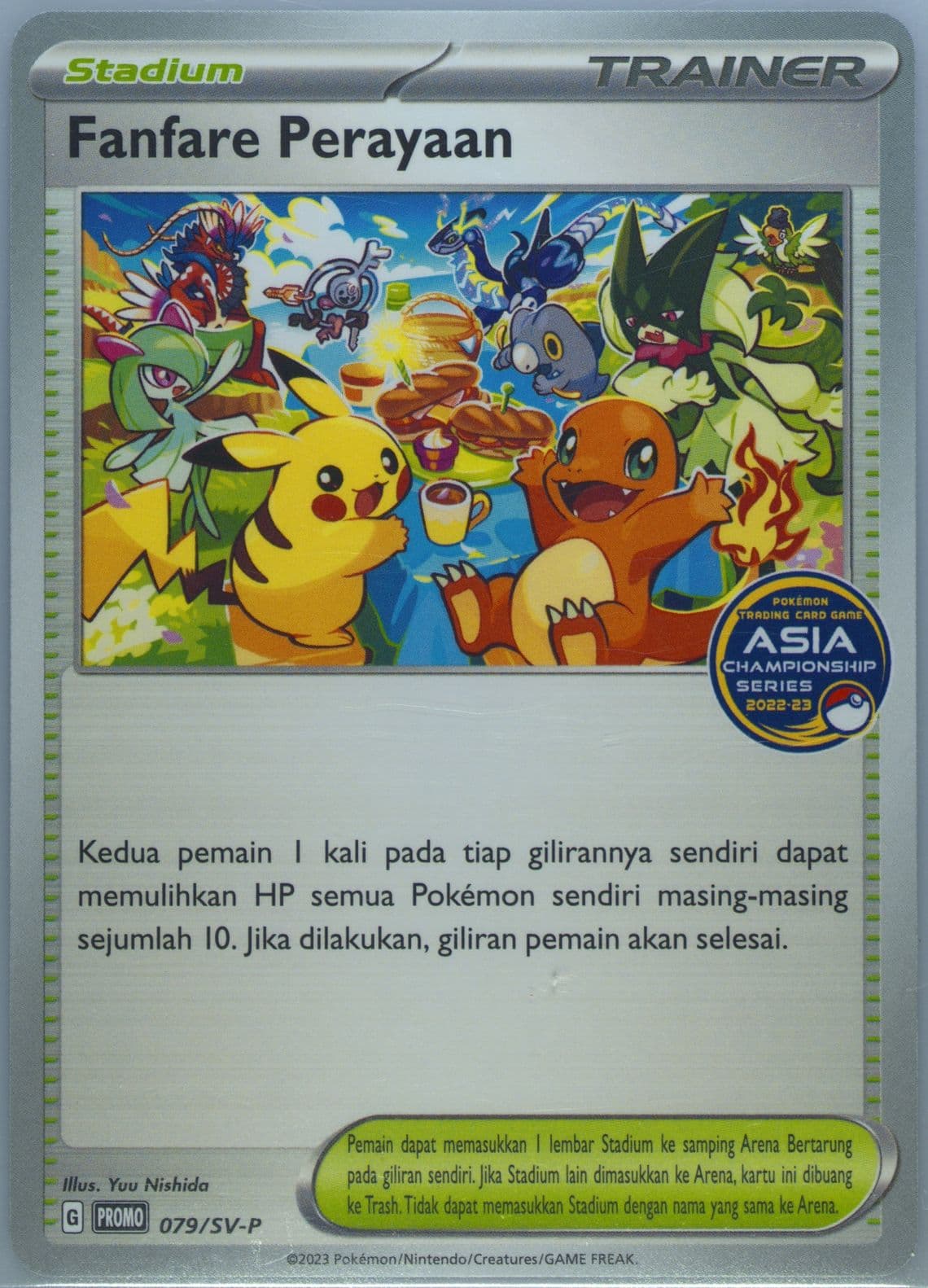 Celebratory Fanfare 2022-2023 Asia Championship Series Point Reward (079) 2023 Pokemon Indonesian SV Promo