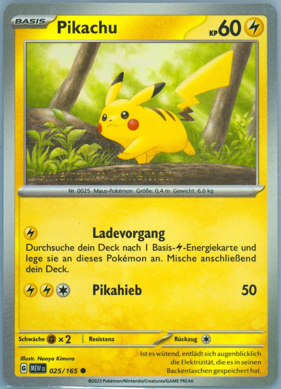 Pikachu Poke Post Pop-Up Experience Exclusive (025) 2023 Pokemon German Mew de-151