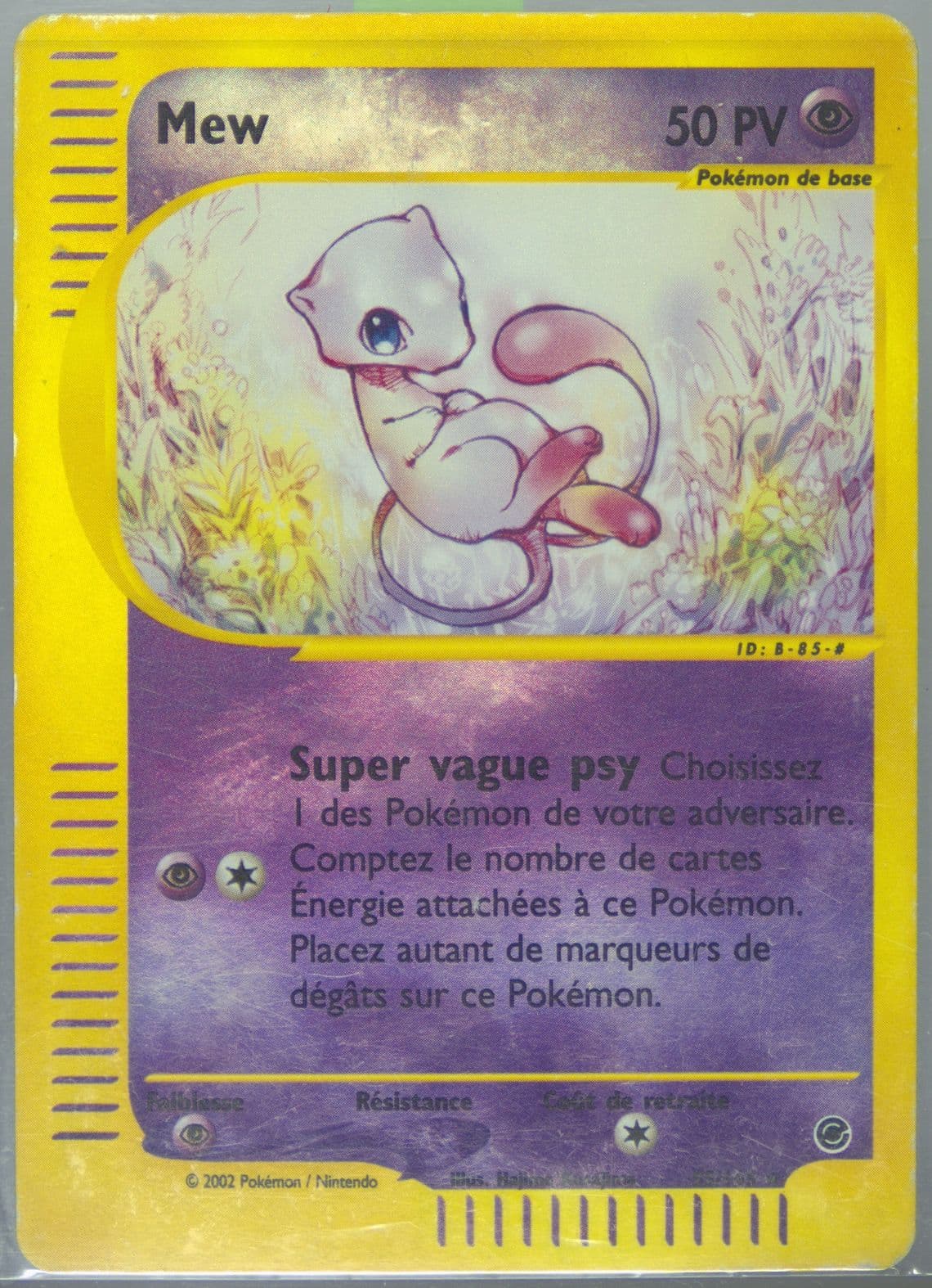Mew-Reverse Foil (55) 2003 Pokemon French Expedition