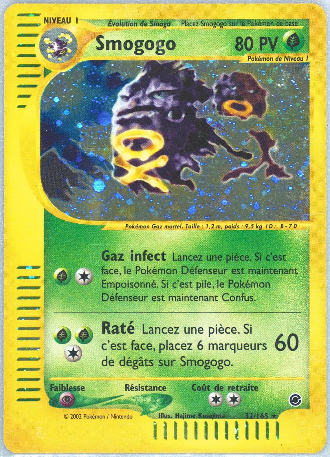 Smogogo Reverse Holo (32) 2003 Pokemon French Expedition