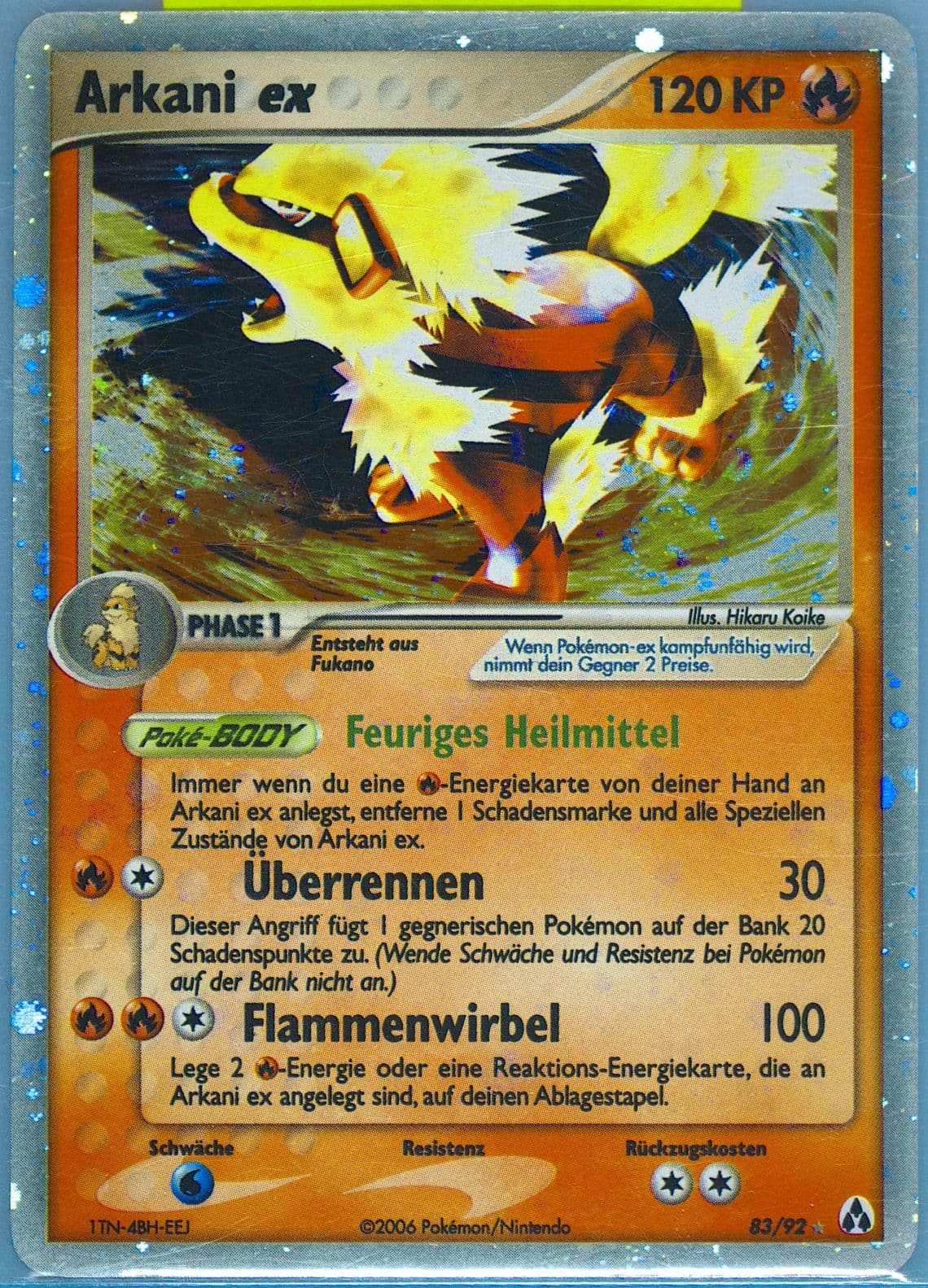 Arkani EX-Holo German (83) 2006 Pokemon EX Legend Maker