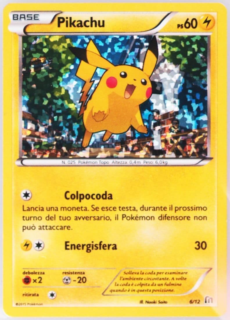 Pikachu Italian (6) 2016 Pokemon McDonald's Collection