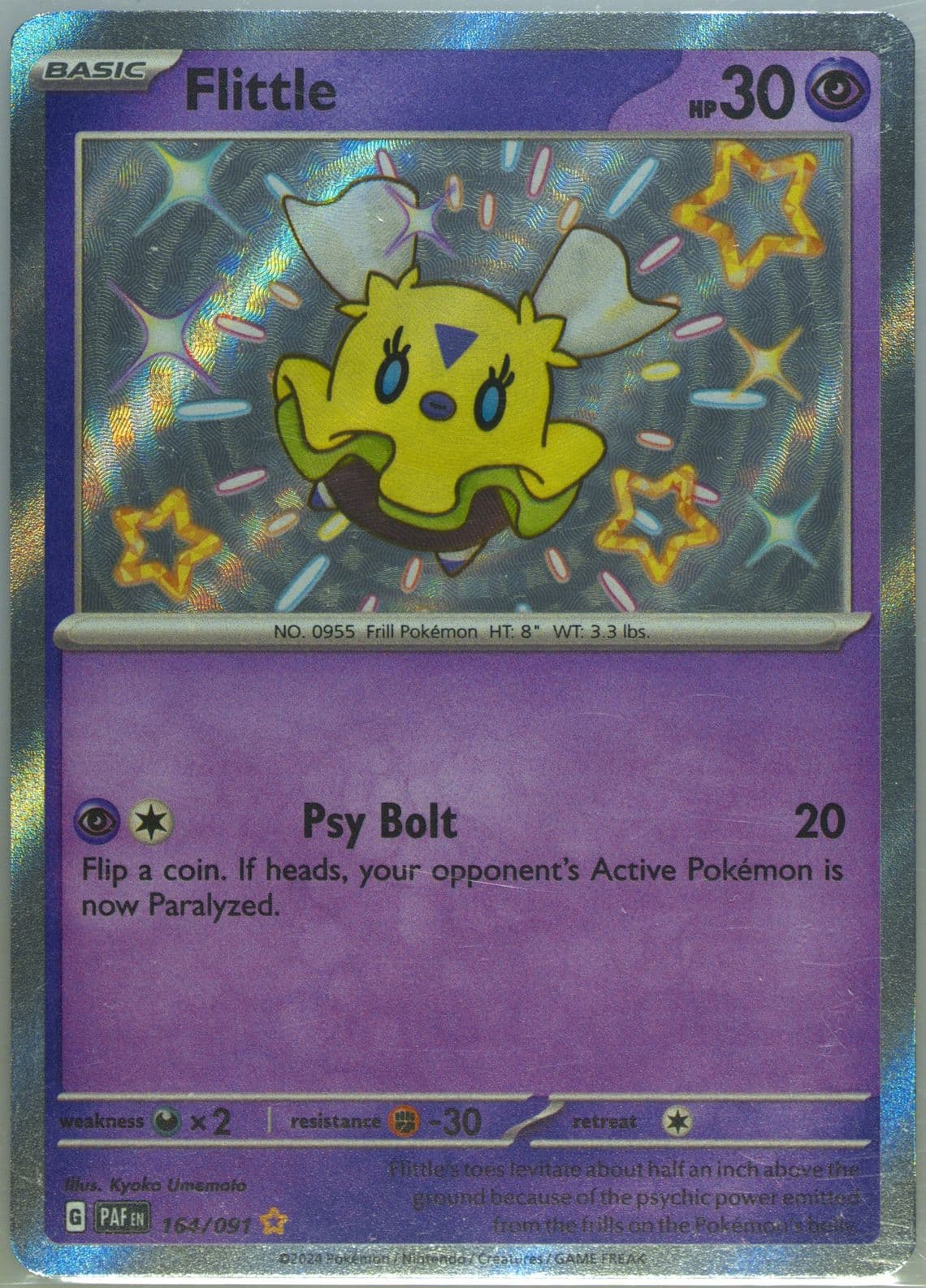 Flittle Shiny Rare (164) 2024 Pokemon Paf EN-Paldean Fates