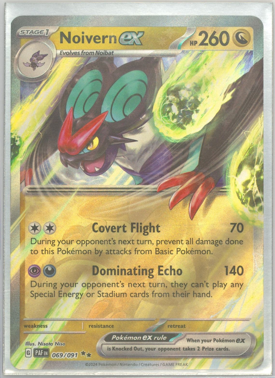 Noivern EX (069) 2024 Pokemon Paf EN-Paldean Fates