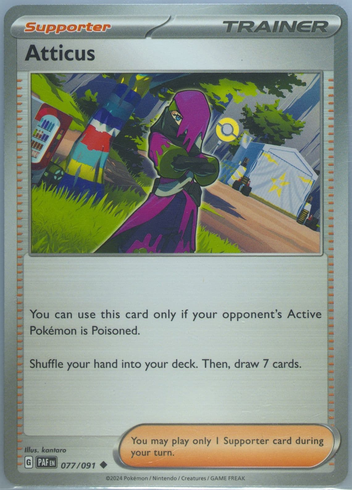 Atticus (077) 2024 Pokemon Paf EN-Paldean Fates