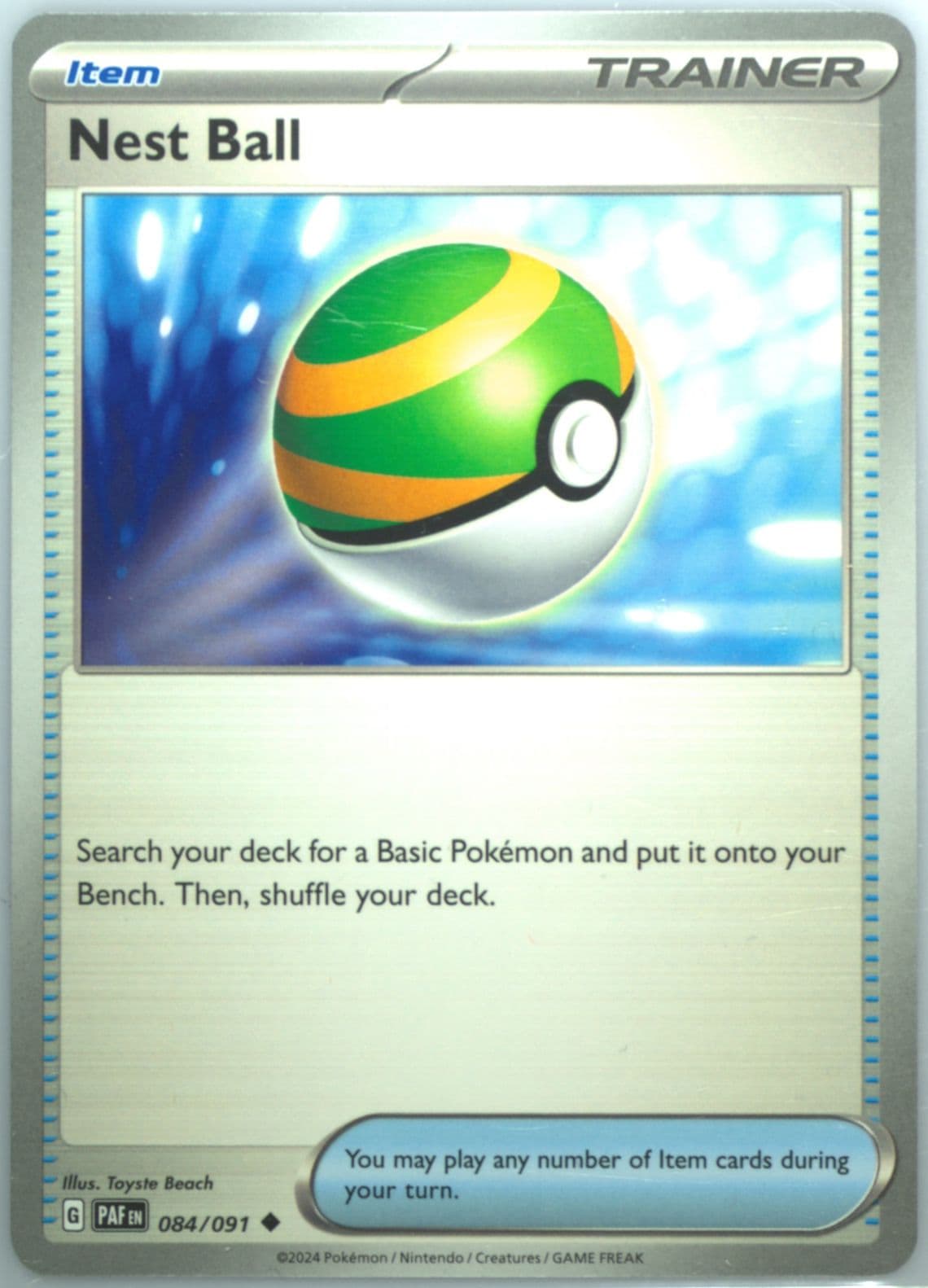Nest Ball (084) 2024 Pokemon Paf EN-Paldean Fates