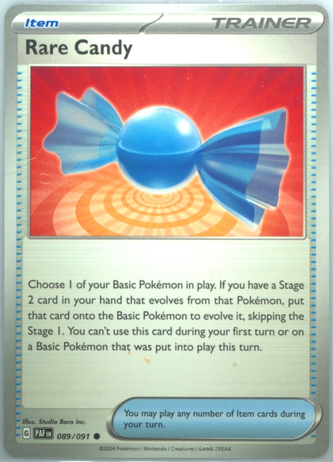 Rare Candy (089) 2024 Pokemon Paf EN-Paldean Fates