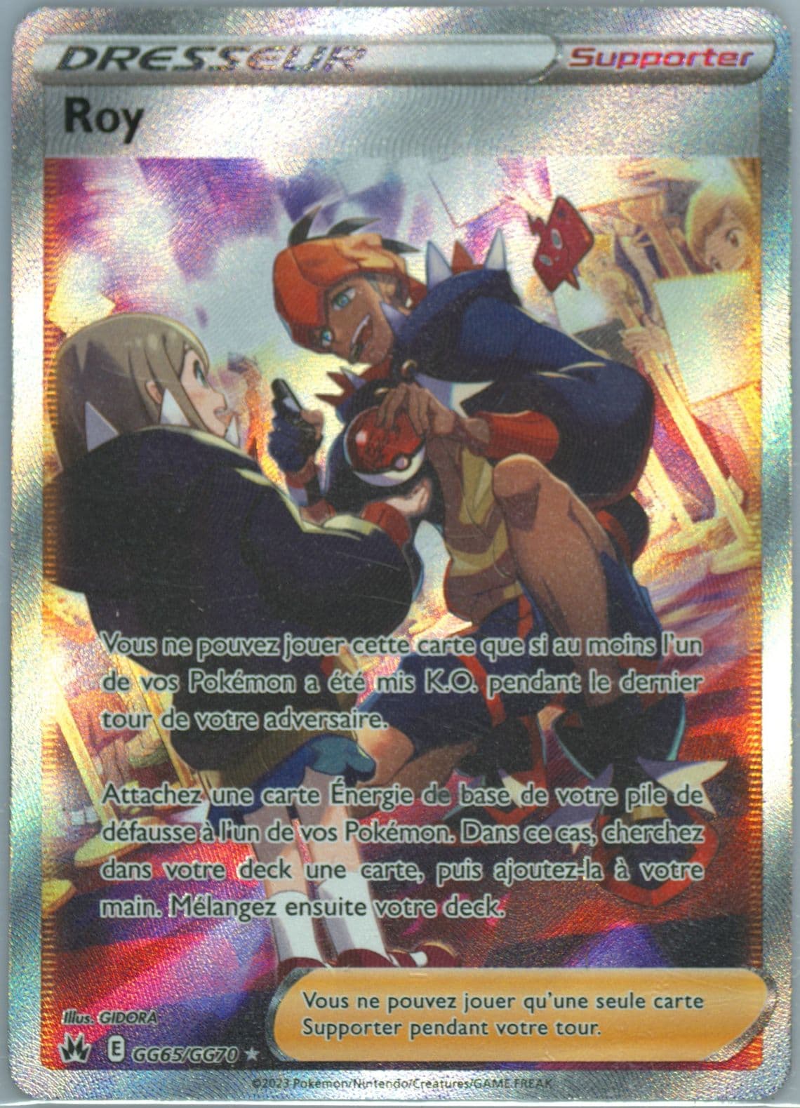 Full Art/Roy French (GG65) 2023 Pokemon Sword and Shield Crown Zenith