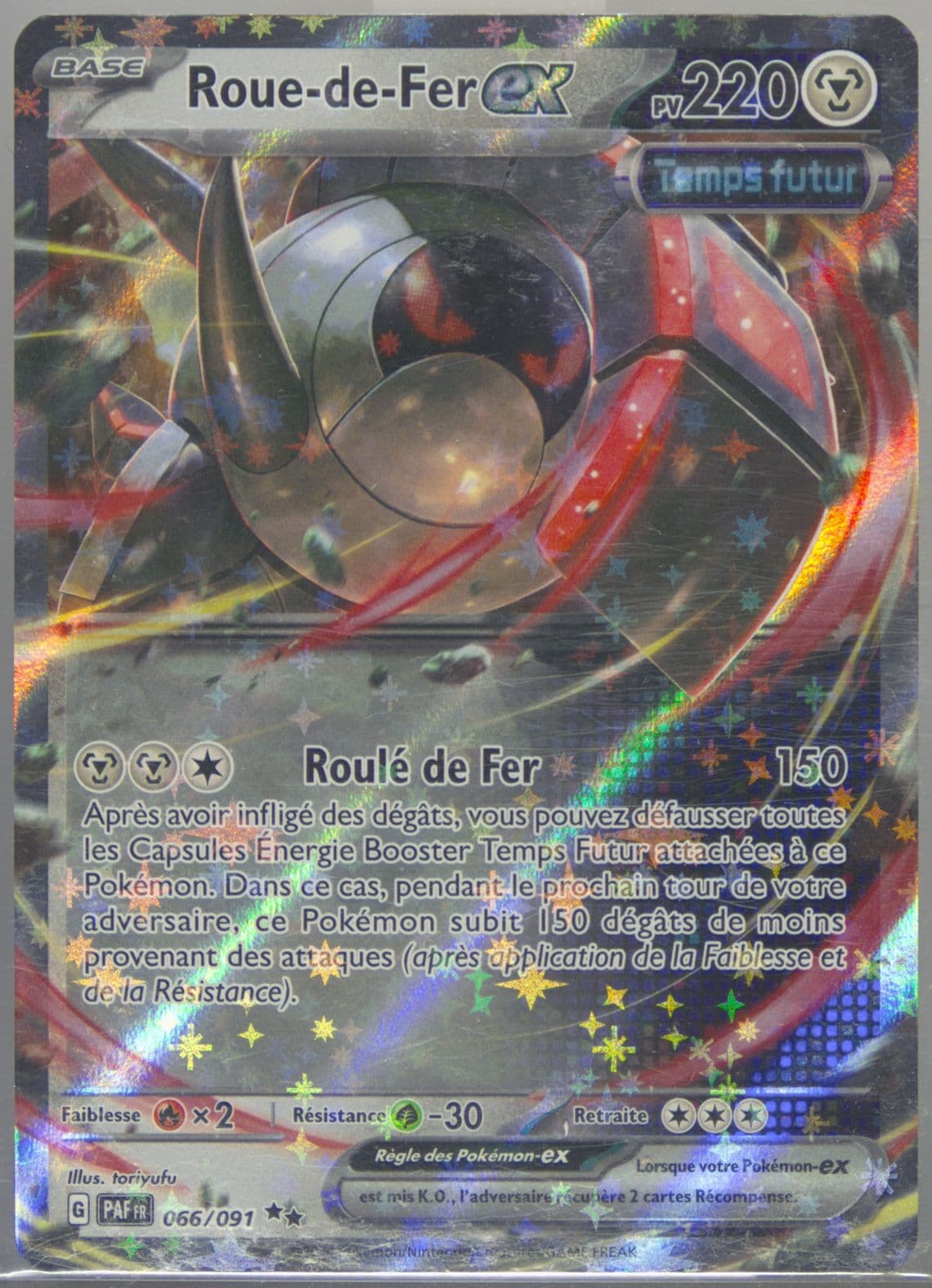 Iron Treads EX (066) 2024 Pokemon French Paf FR-Paldean Fates