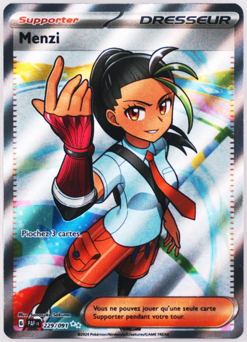 Nemona Ultra Rare (229) 2024 Pokemon French Paf FR-Paldean Fates