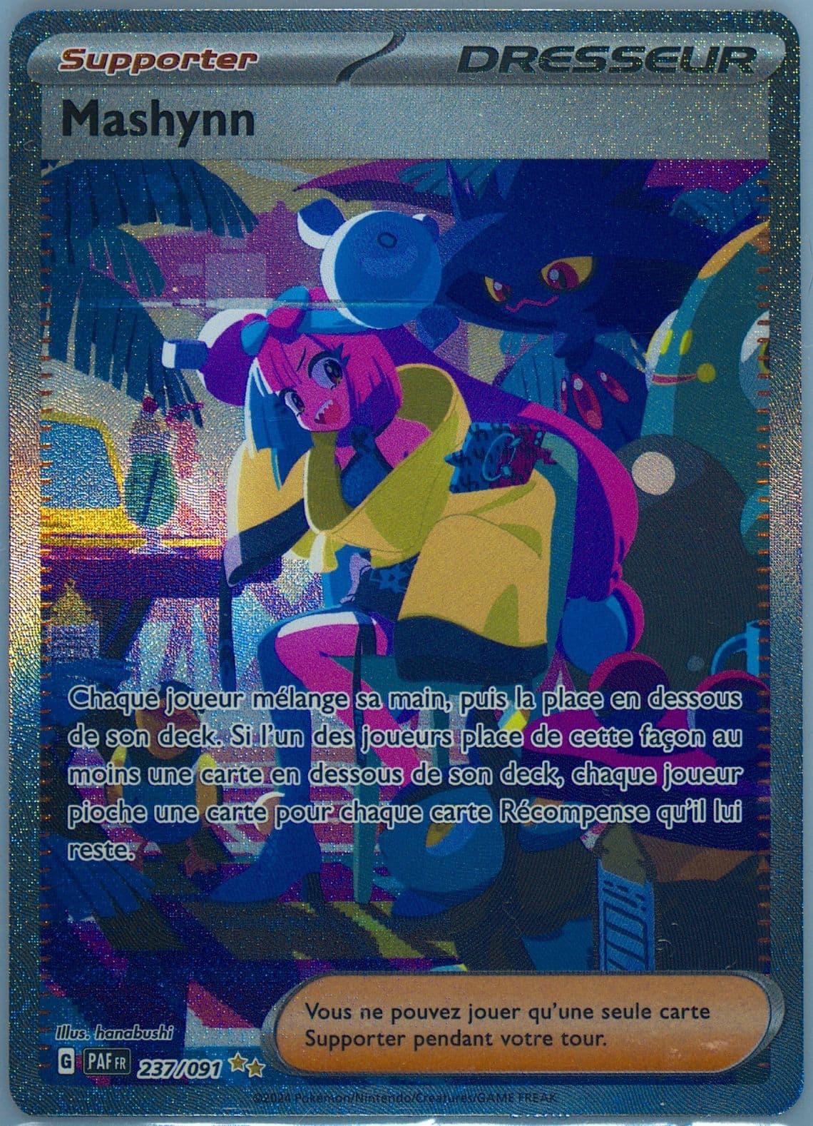 Iono Special Illustration Rare (237) 2024 Pokemon French Paf FR-Paldean Fates