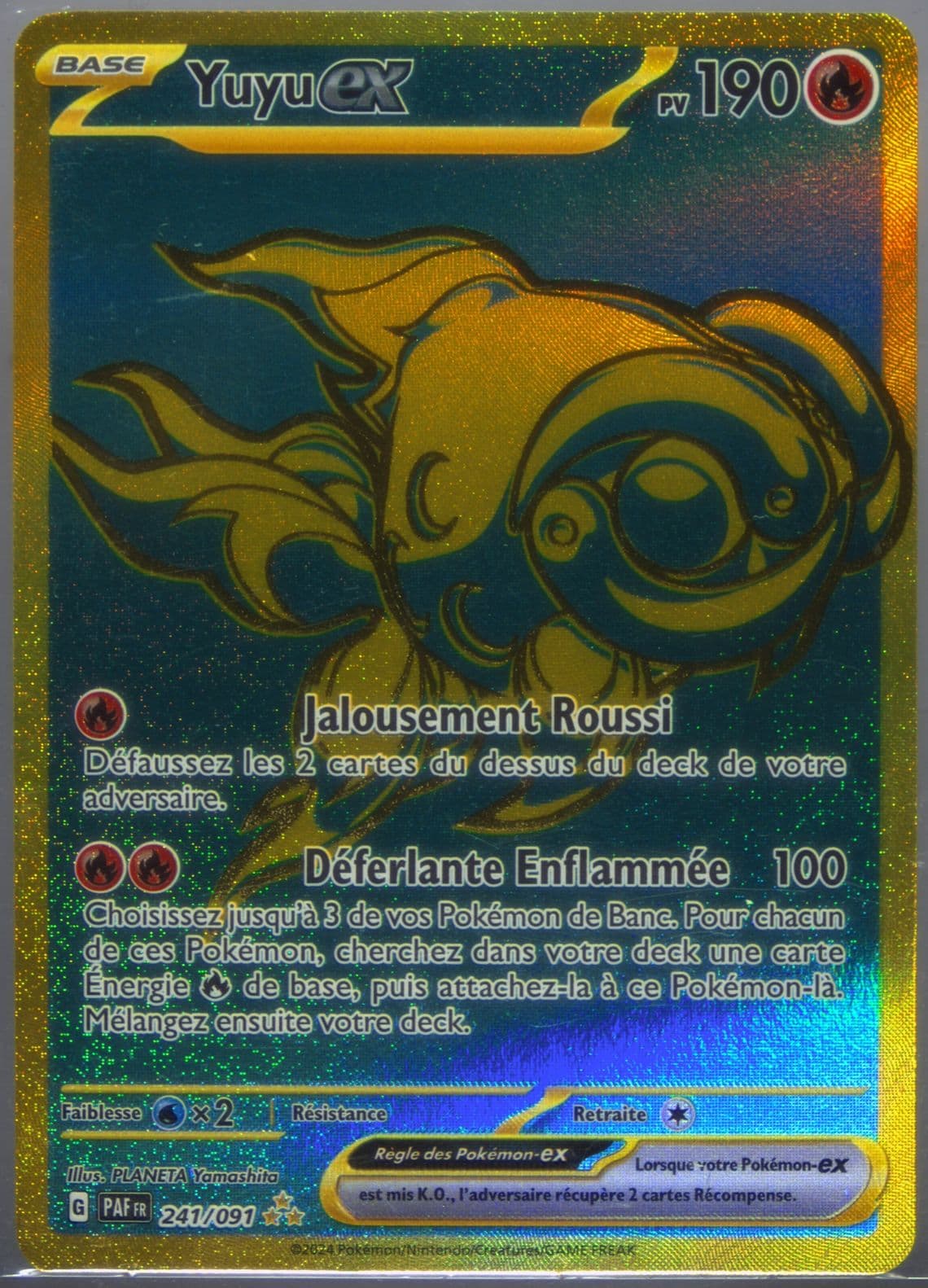 Chi-YU EX Hyper Rare (241) 2024 Pokemon French Paf FR-Paldean Fates
