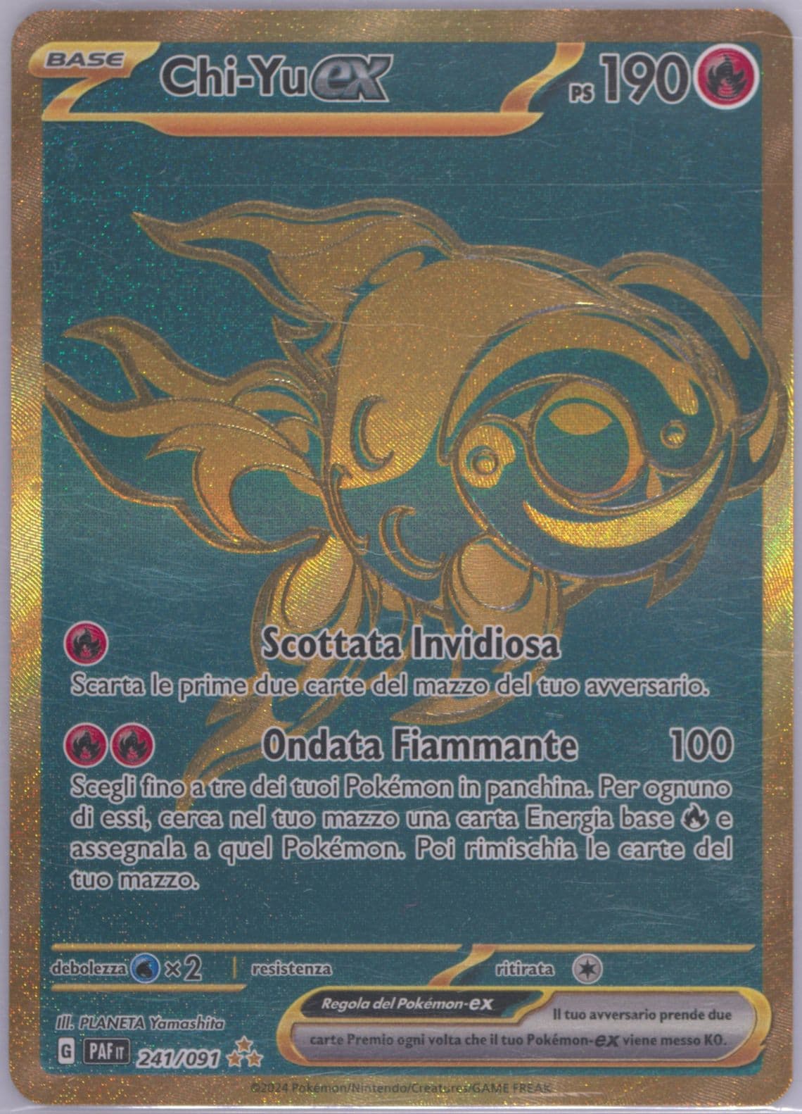 Chi-YU EX Hyper Rare (241) 2024 Pokemon Italian Paf It-Paldean Fates