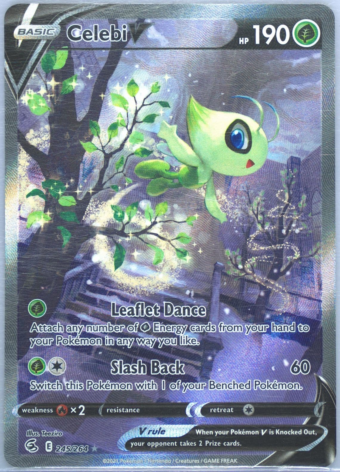 Celebi V Super Rare (131) 2023 Pokemon Simplified Chinese Cs3a C-Primordial Arts: Overgrow