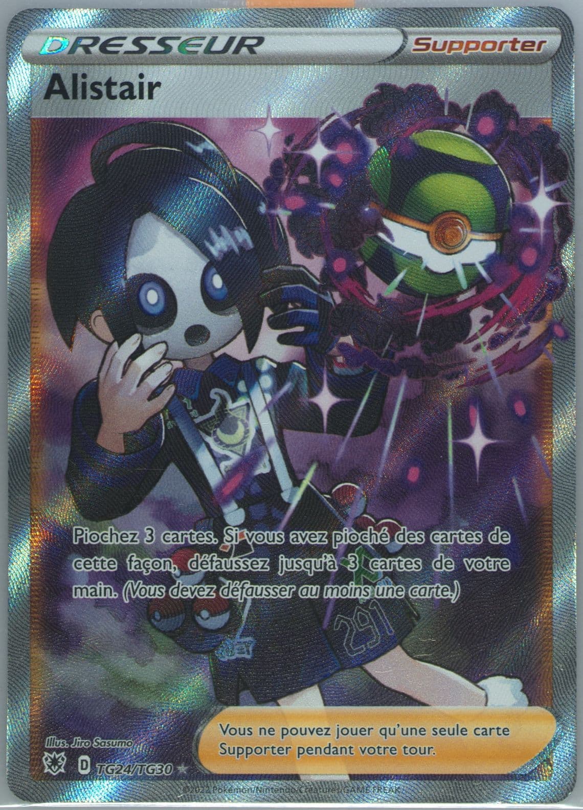 Full Art/Alistair French (TG24) 2022 Pokemon Sword & Shield Astral Radiance