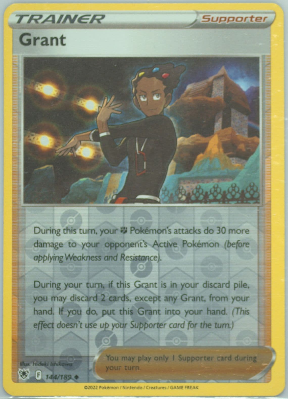 Grant-Reverse Foil (144) 2022 Pokemon Sword & Shield Astral Radiance