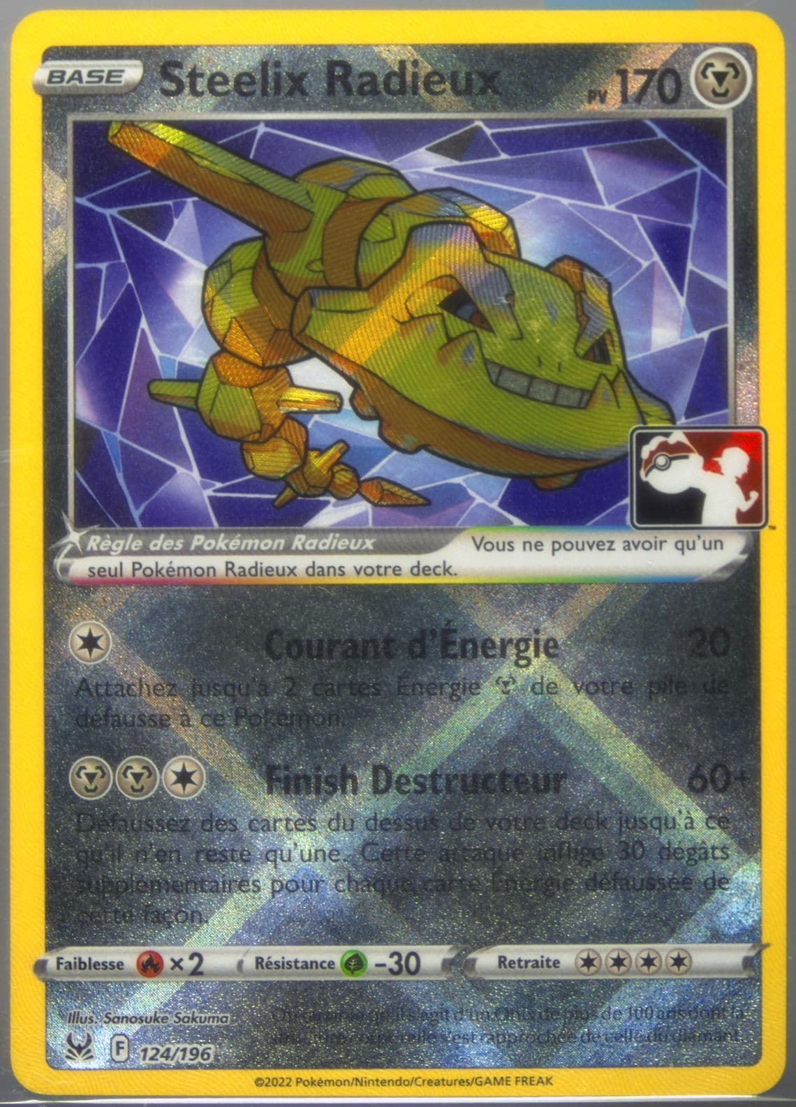 Radiant Steelix French (124) 2023 Pokemon Play! Pokemon Prize Pack: Series 3