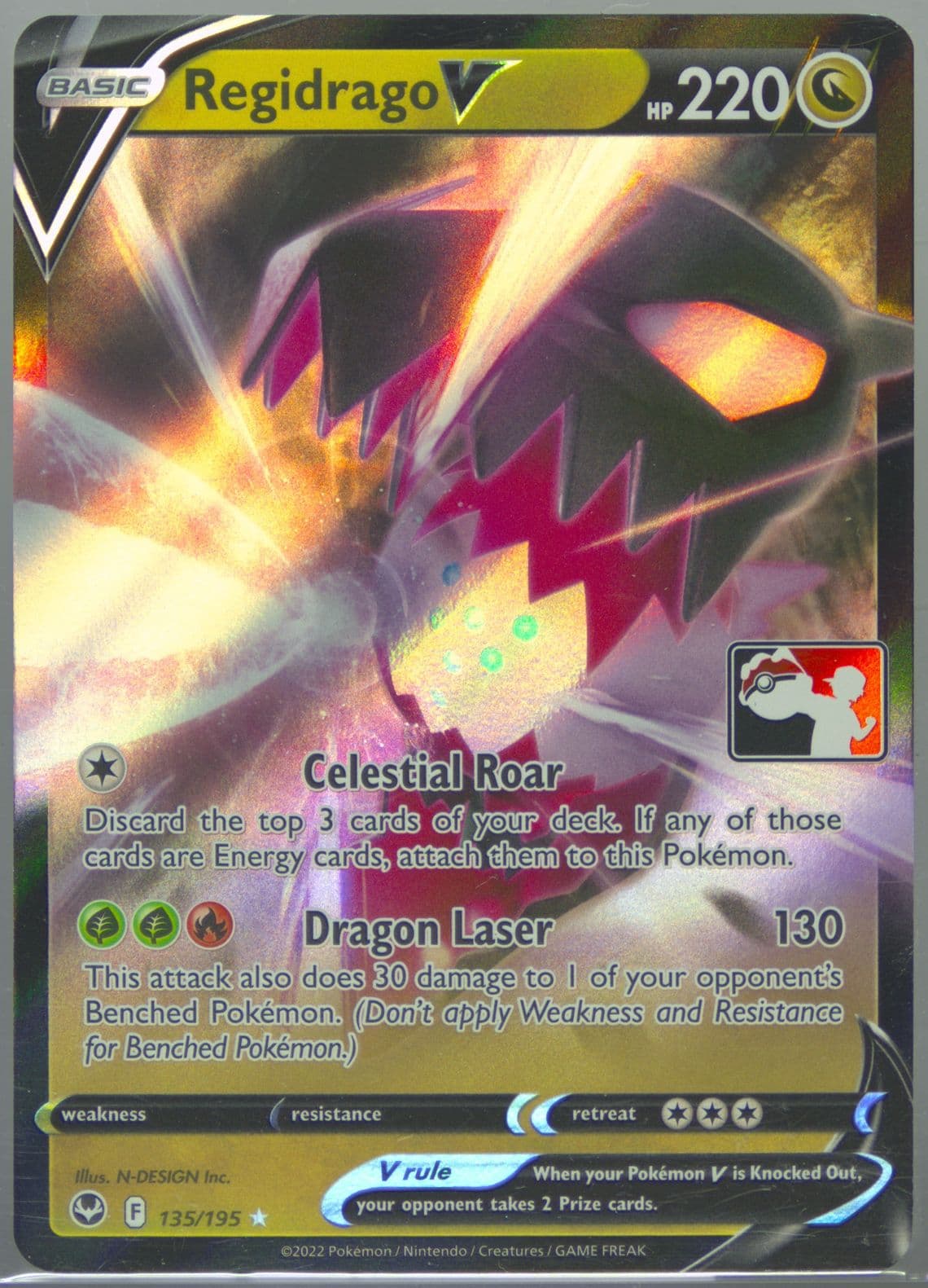 Regidrago V (135) 2024 Pokemon Play! Pokemon Prize Pack: Series 4