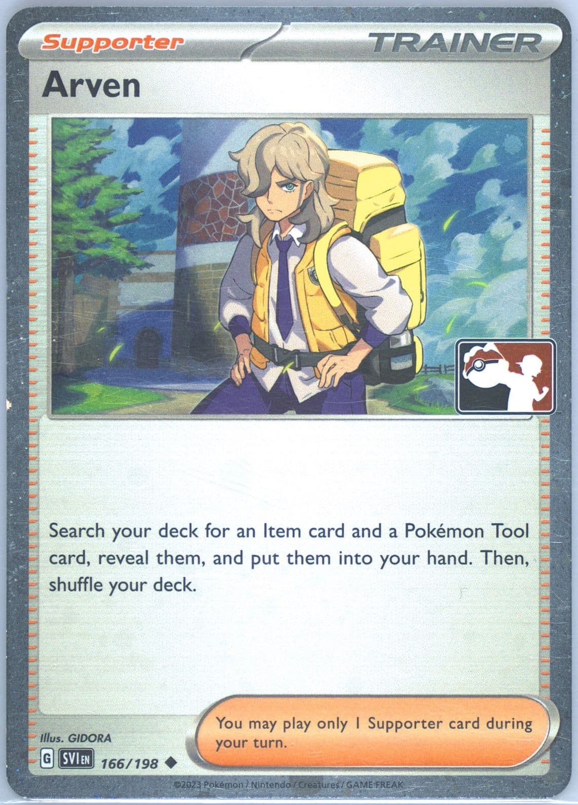 Arven Holo (166) 2024 Pokemon Play! Pokemon Prize Pack: Series 4