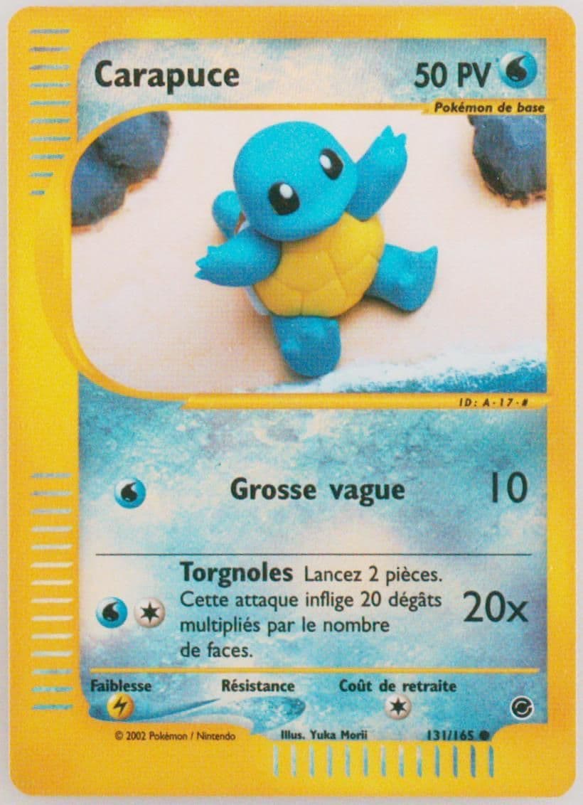 Carapuce-Reverse Foil (131) 2003 Pokemon French Expedition