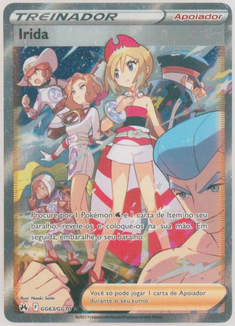 Full Art/Irida Portuguese (GG63) 2023 Pokemon Sword and Shield Crown Zenith