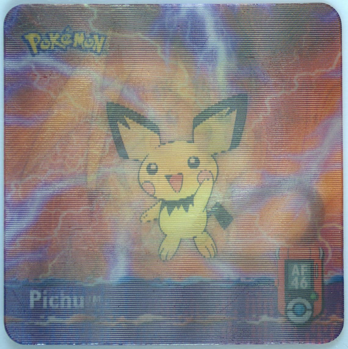 Pichu/Pikachu/Raichu (AF46) 2006 Artbox Pokemon Advanced Action Flipz