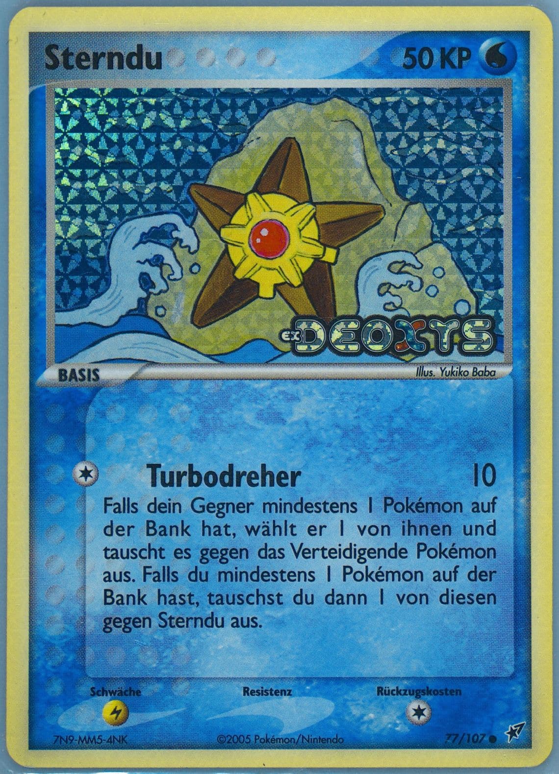 Sterndu-Reverse Foil German (77) 2005 Pokemon EX Deoxys