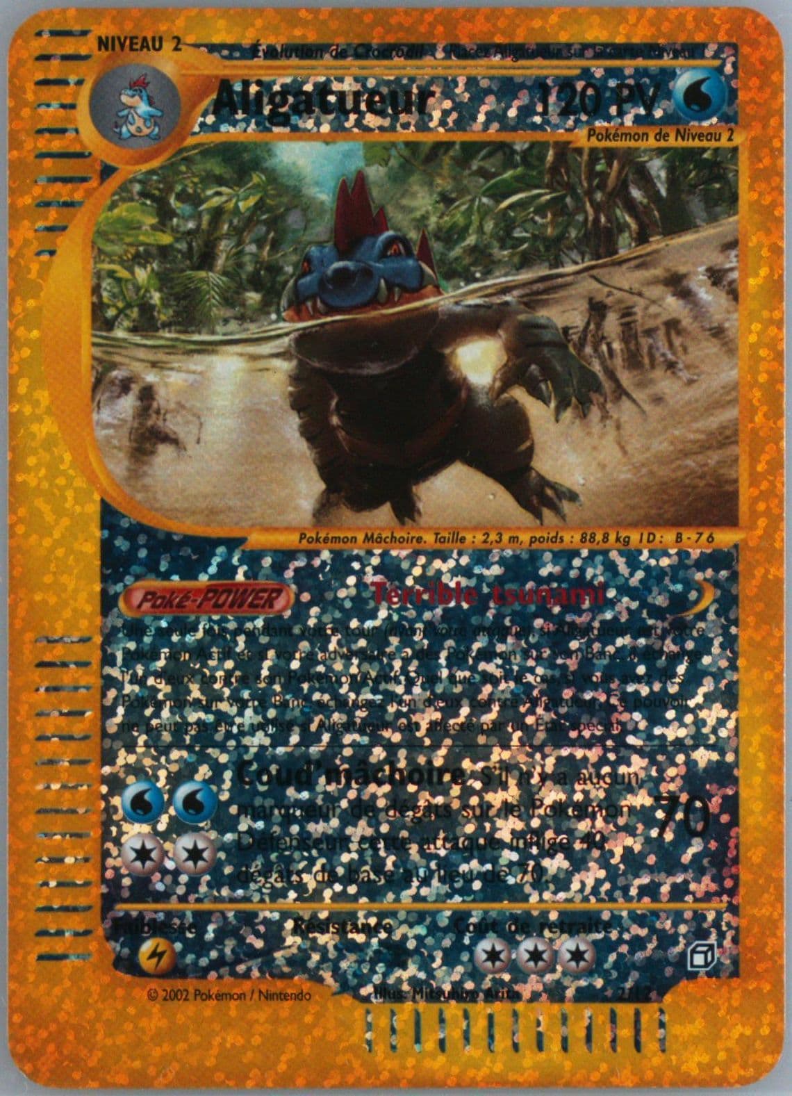 Aligatueur (2) 2003 Pokemon French Expedition Box Topper