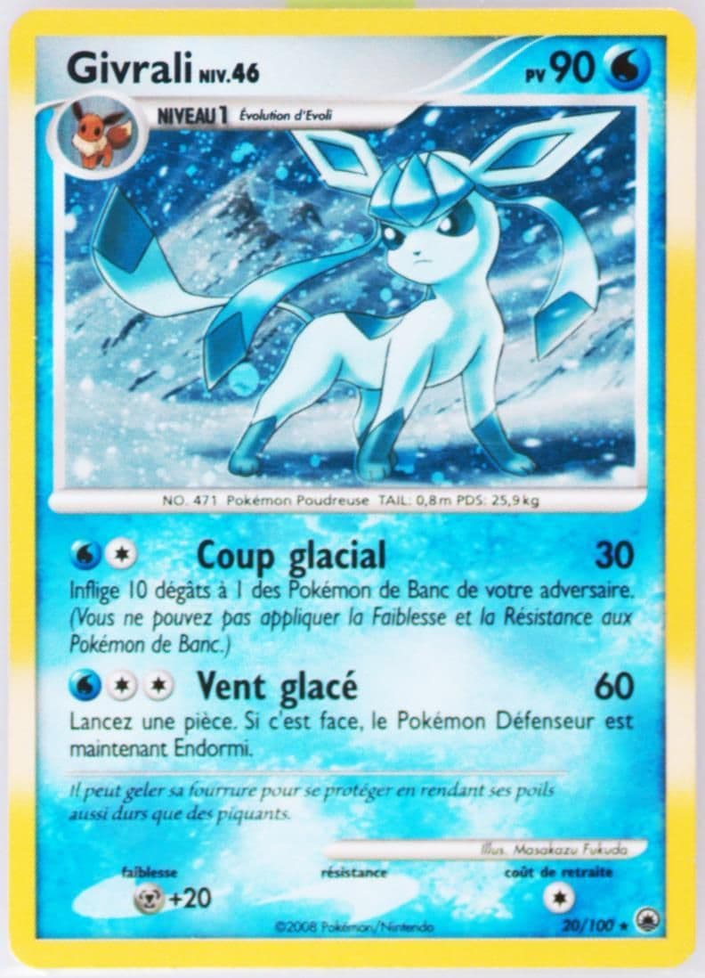 Givrali-Holo Cosmos-French (20) 2008 Pokemon Diamond & Pearl Majestic Dawn