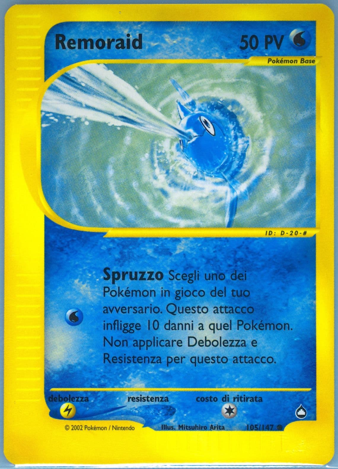 Remoraid Italian (105) 2003 Pokemon Aquapolis