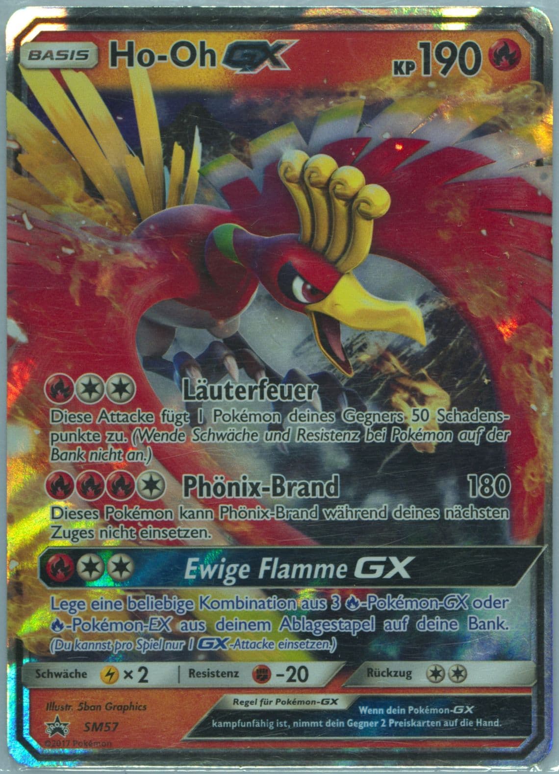 HO-Oh GX Mysterious Powers Tins-German (SM57) 2017 Pokemon SM Black Star Promo