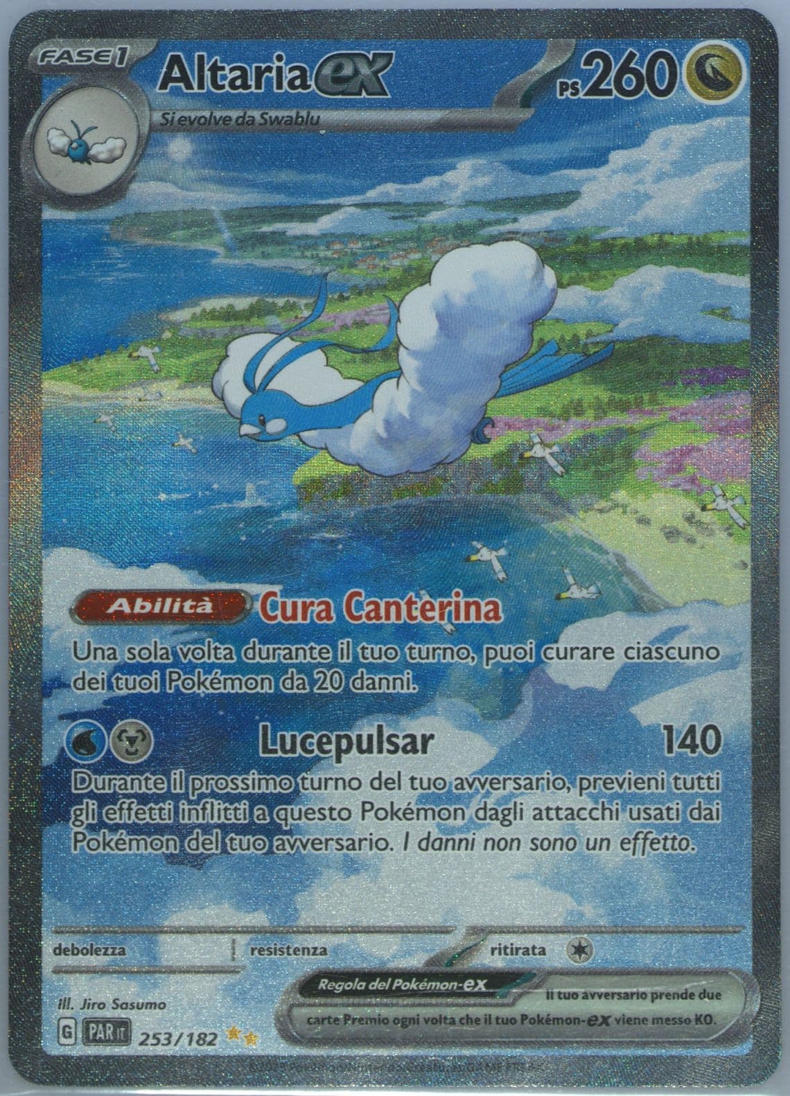 Altaria EX Special Illustration Rare (253) 2023 Pokemon Italian Par It-Paradox Rift