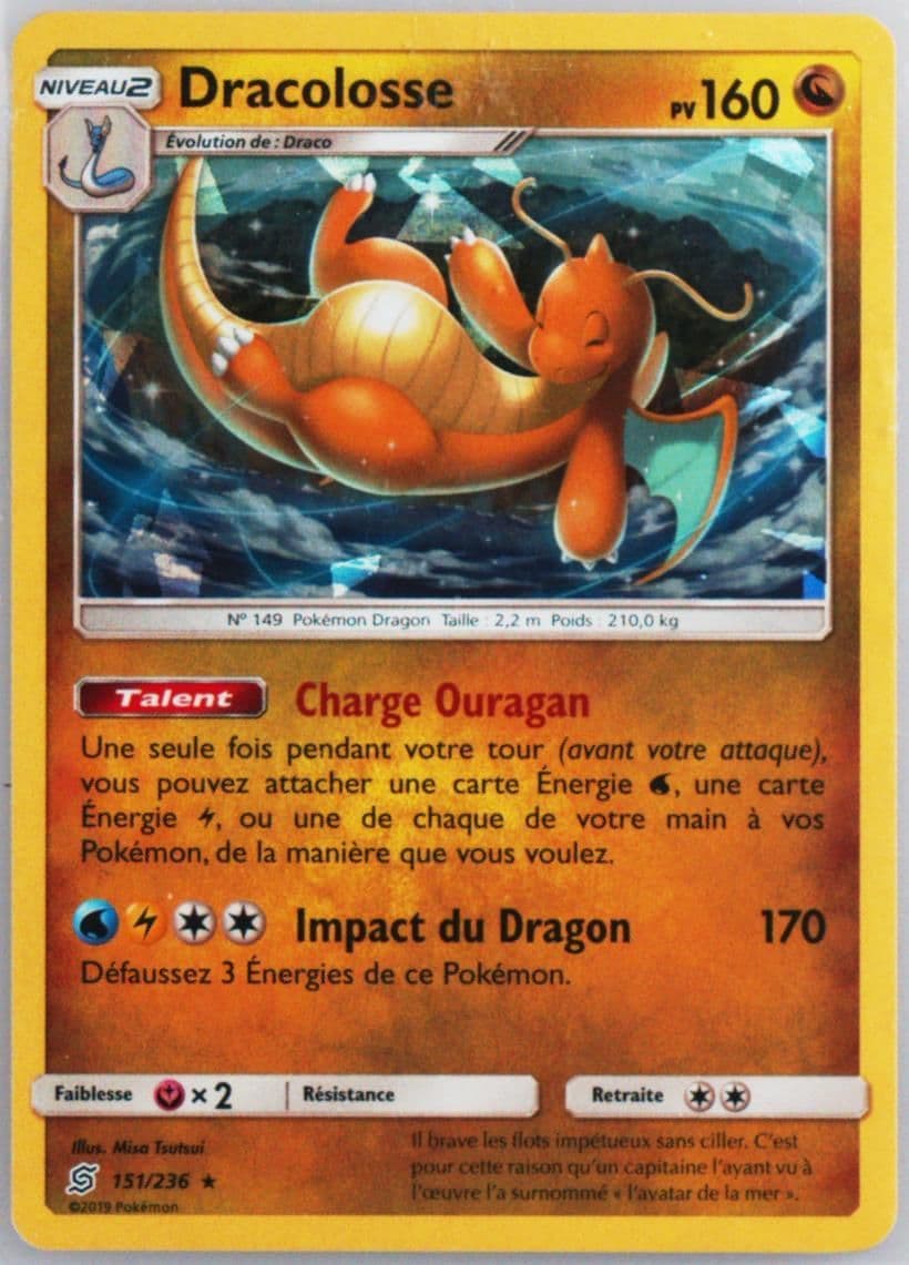 Dracolosse-Holo Soaring Storm Theme Deck-French (151) 2019 Pokemon Sun & Moon Unified Minds
