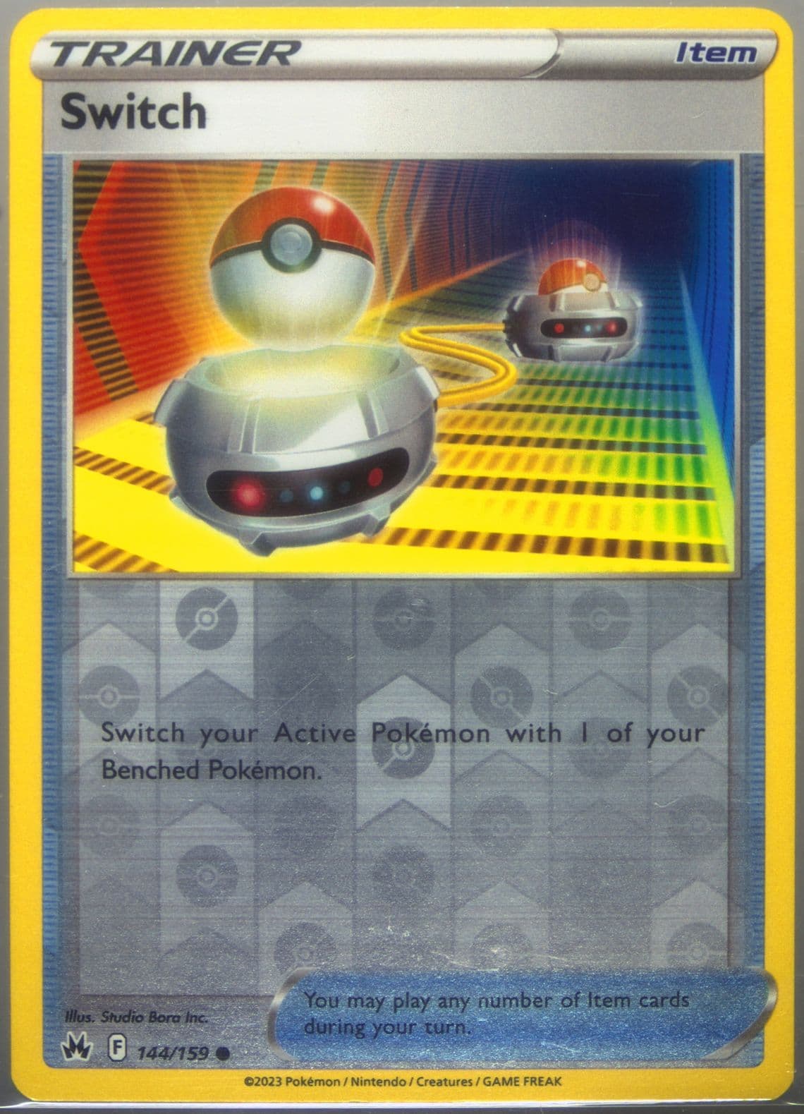 Switch-Reverse Foil (144) 2023 Pokemon Sword and Shield Crown Zenith
