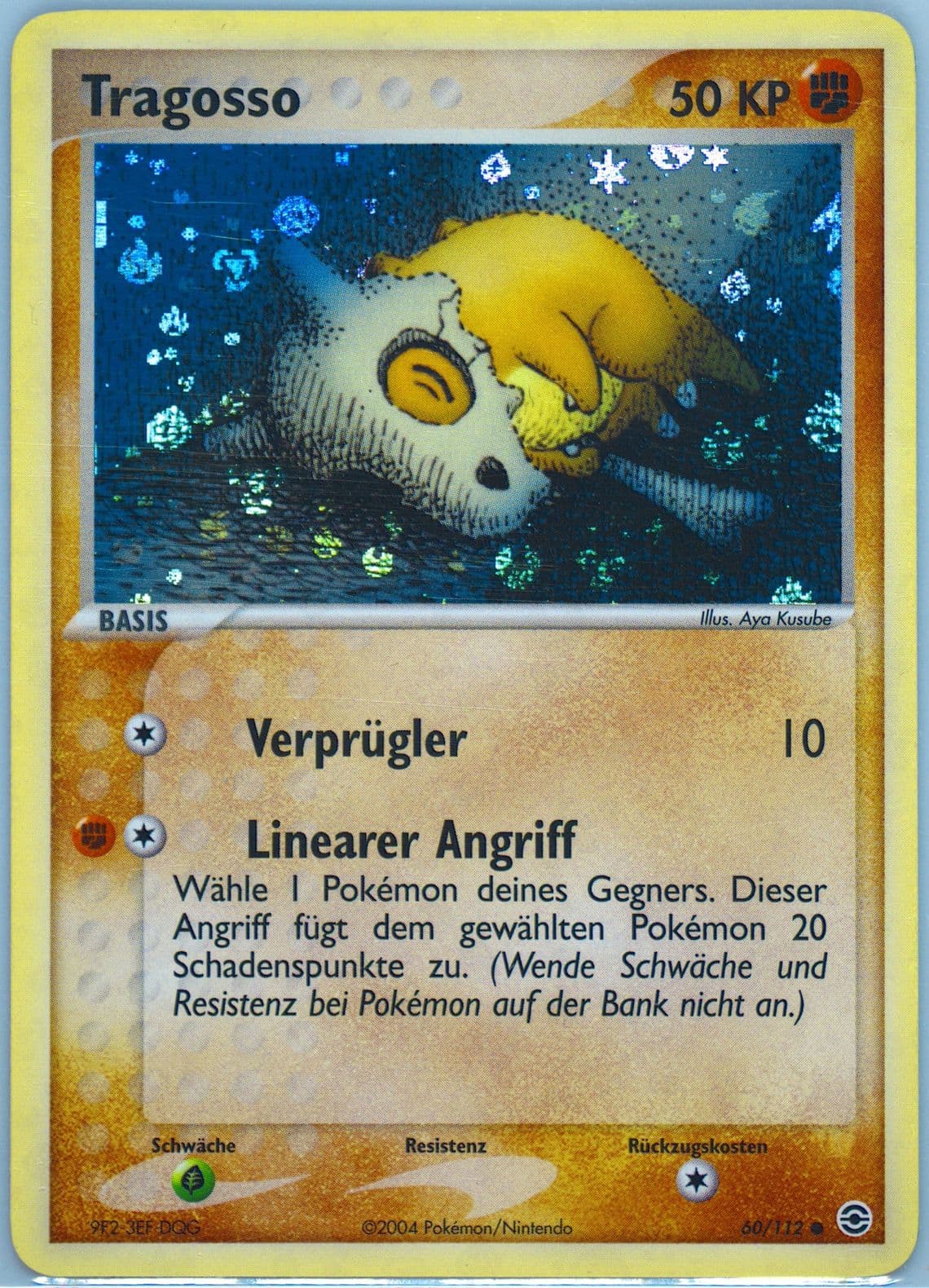 Tragosso-Reverse Foil German (60) 2004 Pokemon EX Fire Red & Leaf Green