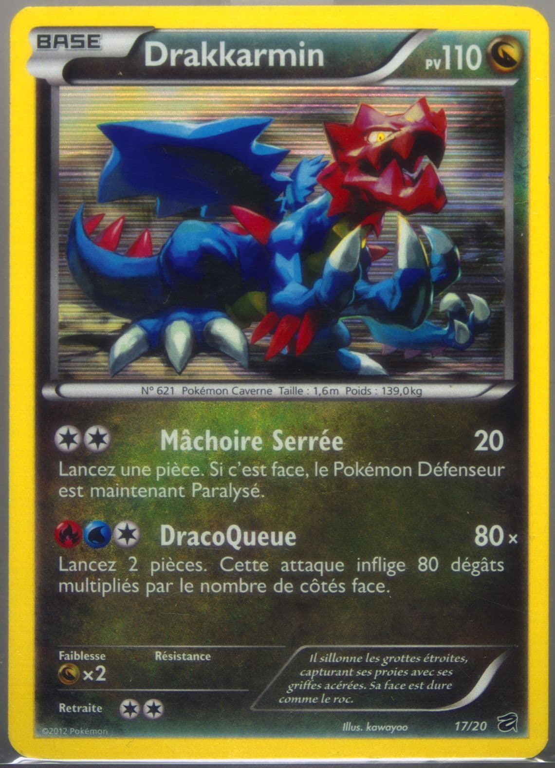 Drakkarmin-Holo French (17) 2012 Pokemon Black & White Dragon Vault