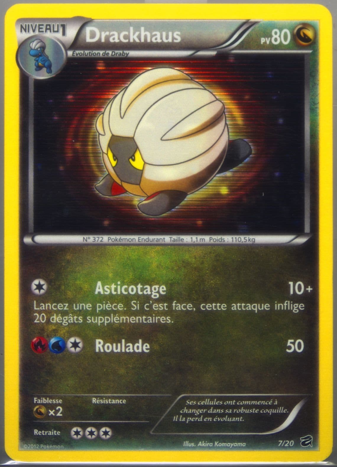 Drackhaus-Holo French (7) 2012 Pokemon Black & White Dragon Vault