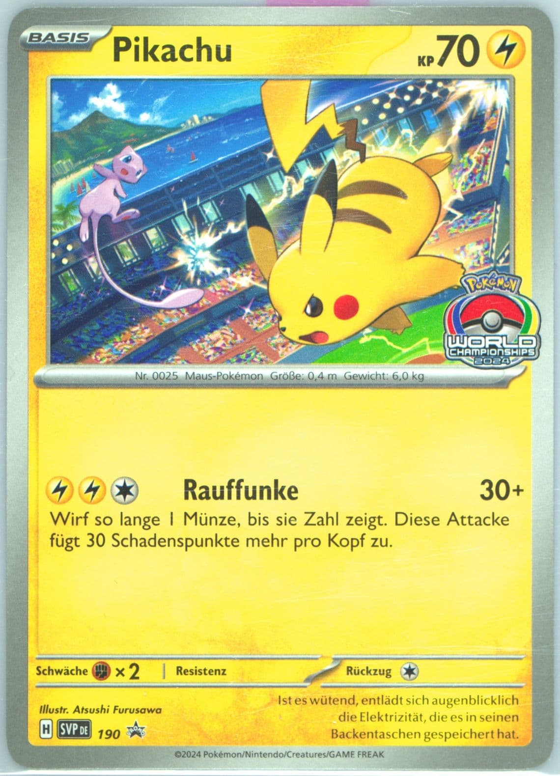 Pikachu Play! Pokemon Event Exclusive (101) 2023 Pokemon German Svp de-SV Black Star Promo