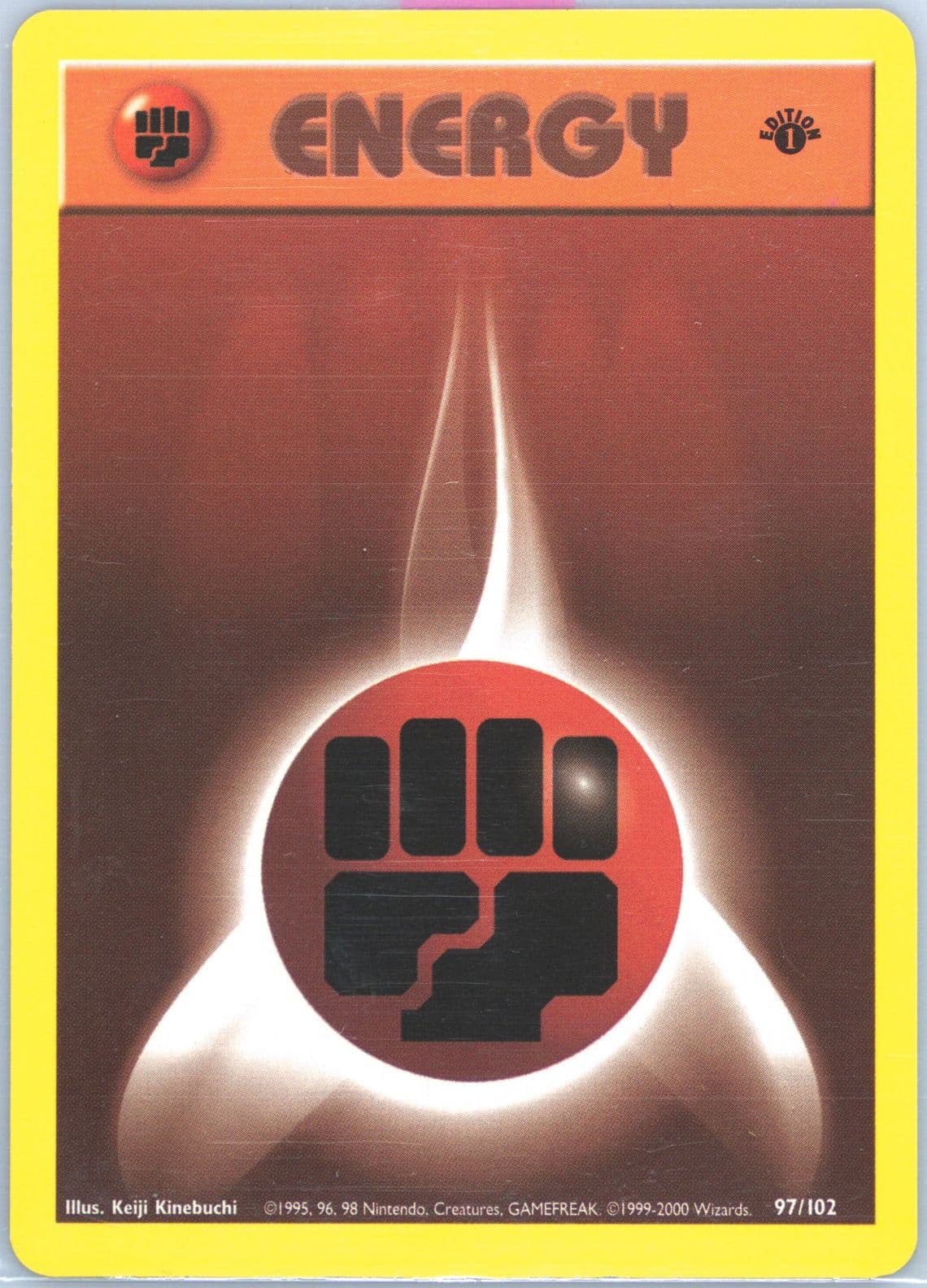Fighting Energy 1st Edition (97) 2000 Pokemon Chinese