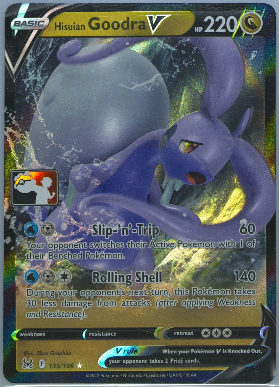 Hisuian Goodra V (135) 2023-2024 Pokemon Play! Pokemon Prize Pack