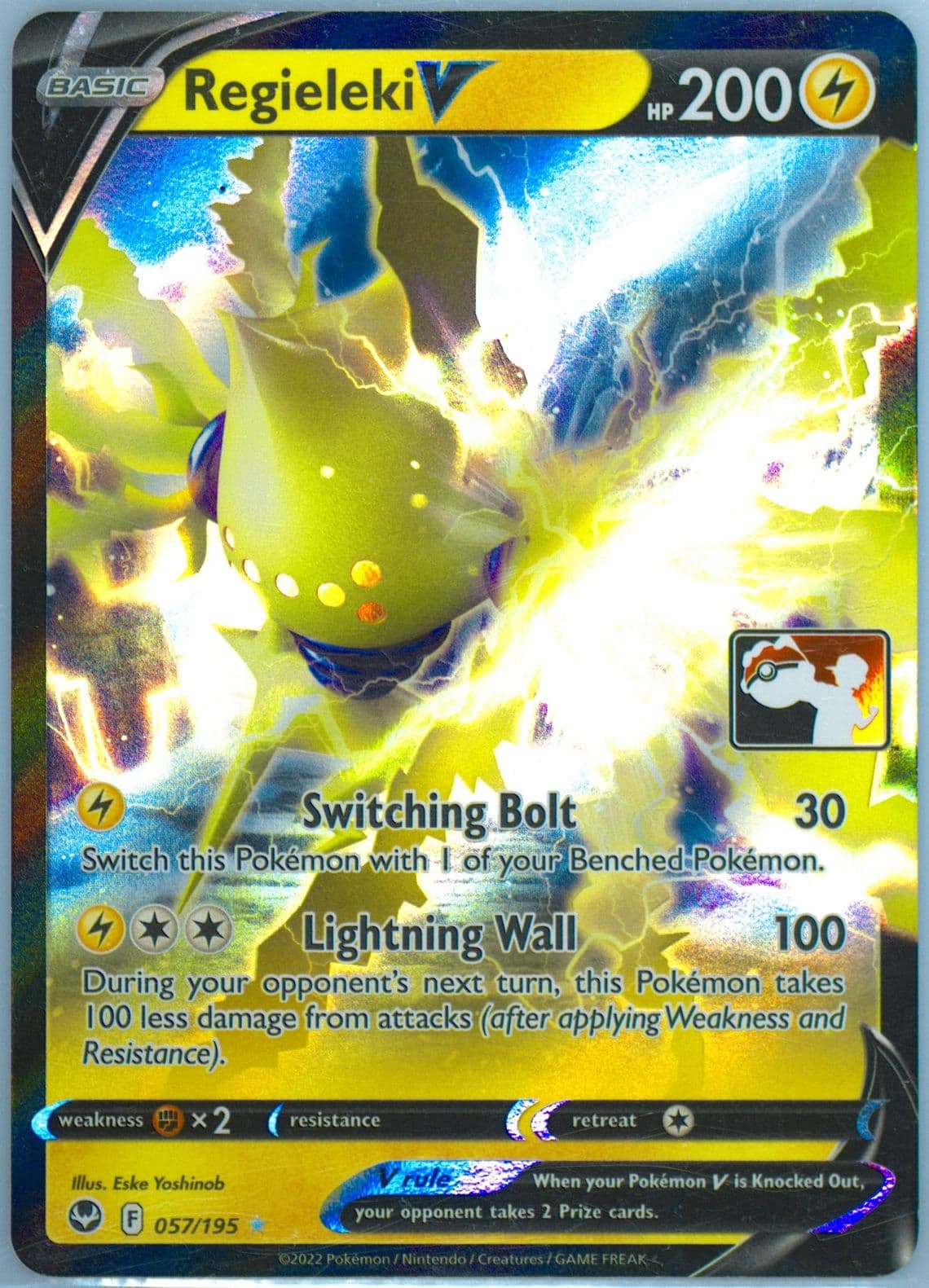 Regieleki V (057) 2023-2024 Pokemon Play! Pokemon Prize Pack